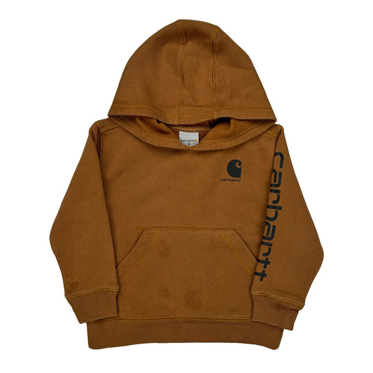 Carhartt Hoodie - 2XS Brown Cotton