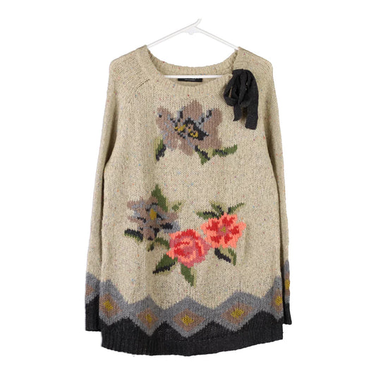 Vintage cream Unbranded Jumper - womens x-small