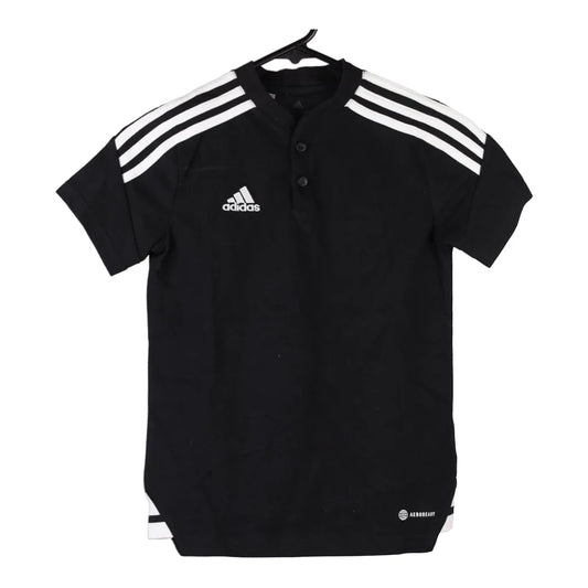 Vintage black Age 9-10 Adidas Polo Shirt - boys medium