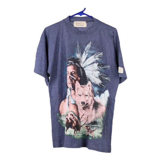 Vintage blue Unbranded T-Shirt - mens large