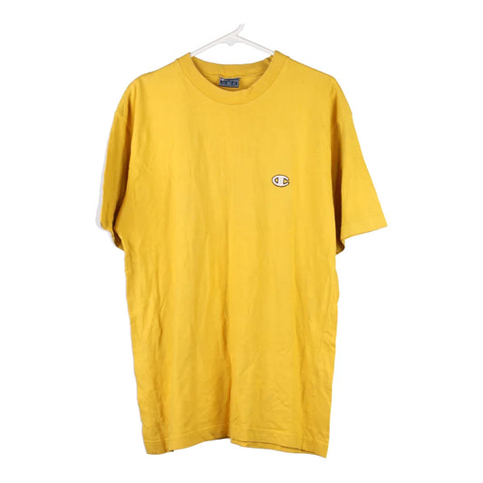 Vintage yellow Champion T-Shirt - mens x-large