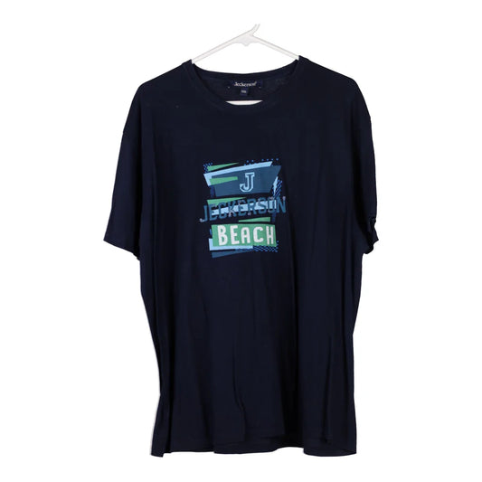 Vintage navy Jeckerson T-Shirt - mens xx-large