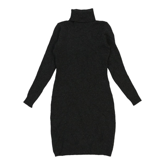 Vintage Ralph Lauren Jumper Dress - Small Grey Wool