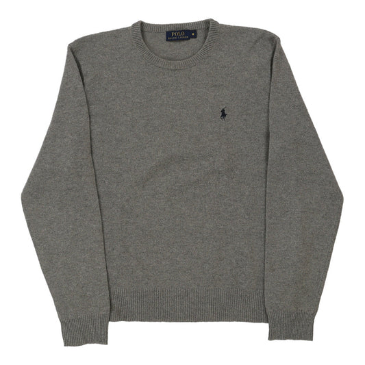 Vintage Ralph Lauren Jumper - Medium Grey Wool