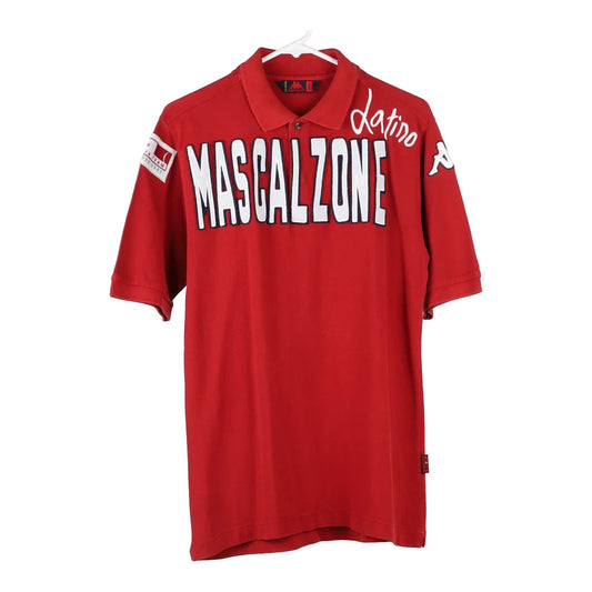 Vintage red Mascalzone Kappa Polo Shirt - mens small