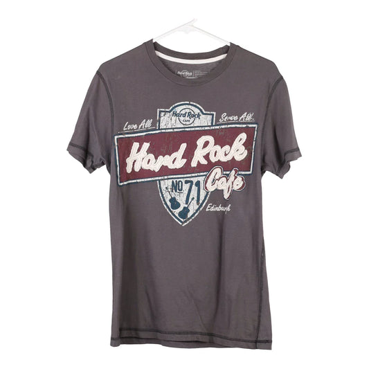 Vintage grey Edinburgh Hard Rock Cafe T-Shirt - mens small