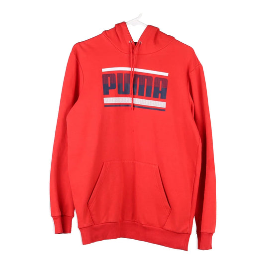 Vintage red Puma Hoodie - mens small