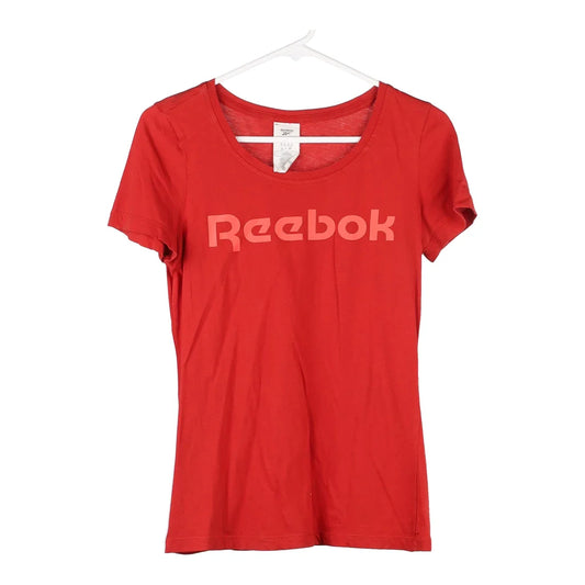 Vintage red Reebok T-Shirt - womens x-small