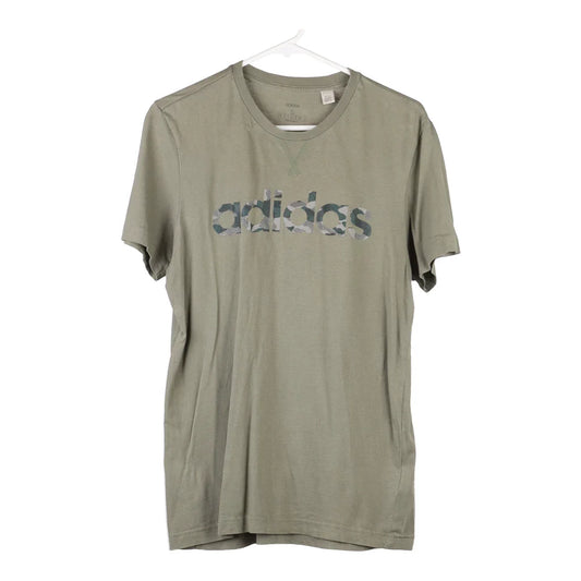 Vintage khaki Adidas T-Shirt - mens small
