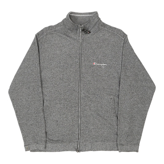 Vintage grey Champion Zip Up - mens medium