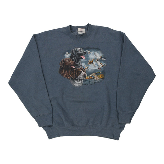 Vintage blue Members Mark Sweatshirt - mens x-large