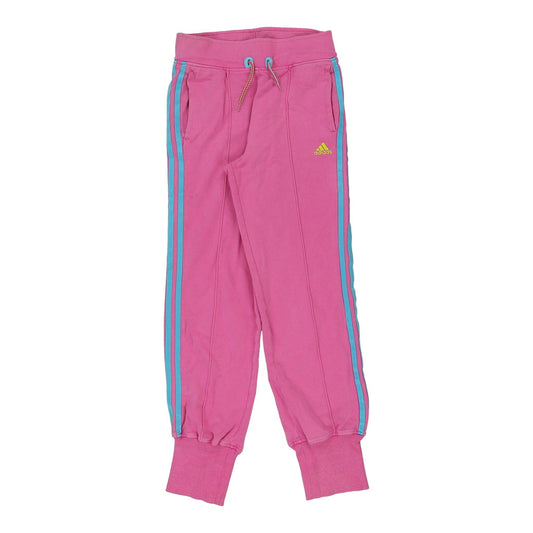 Vintage pink Age 11-12 Adidas Joggers - girls large