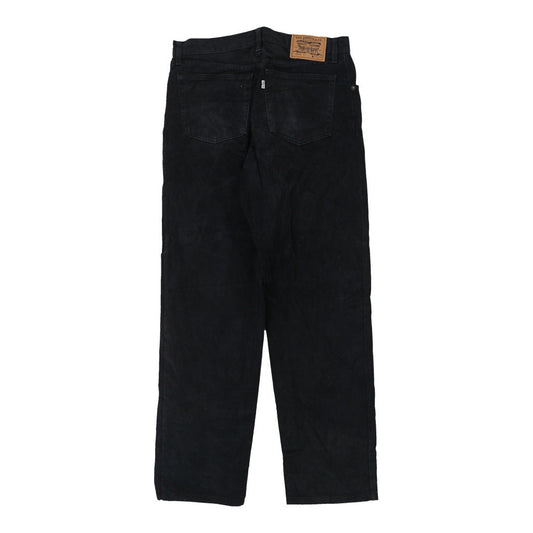 Vintage black 440 White Tab Levis Trousers - mens 34" waist