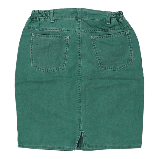 Vintage green Blue&Pink Skirt - womens small