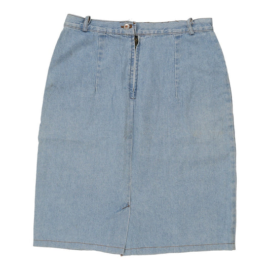 Vintage light wash Unbranded Denim Skirt - womens 32" waist