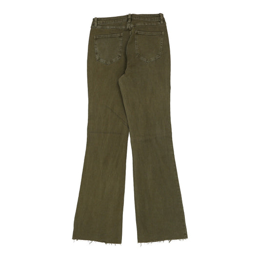 Vintage green Toe Trousers - womens x-large