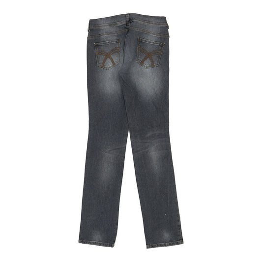 Vintage grey Benetton Jeans - womens 34" waist