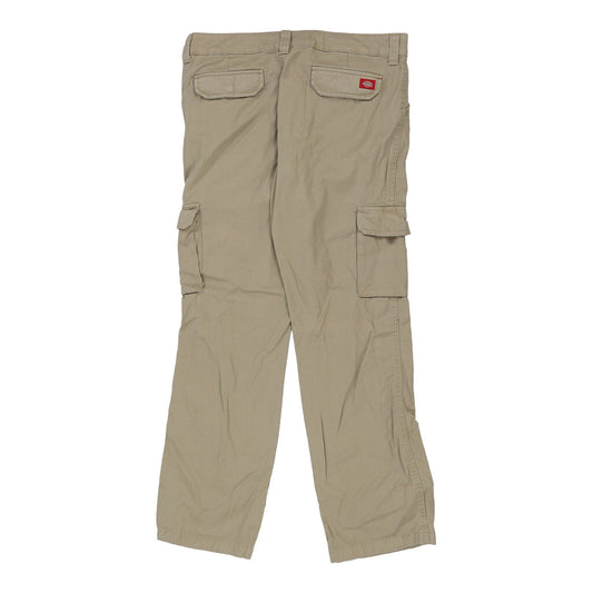 Vintage beige Dickies Cargo Trousers - mens 34" waist