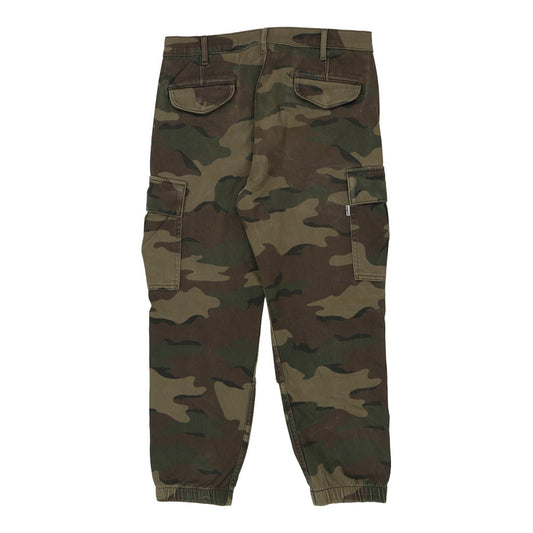 Vintage khaki White Tab Levis Cargo Trousers - mens 30" waist