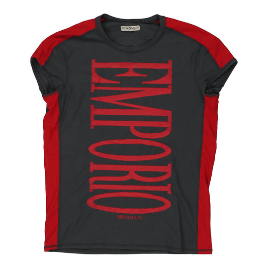 Vintage grey Swimwear Emporio Armani T-Shirt - womens x-large