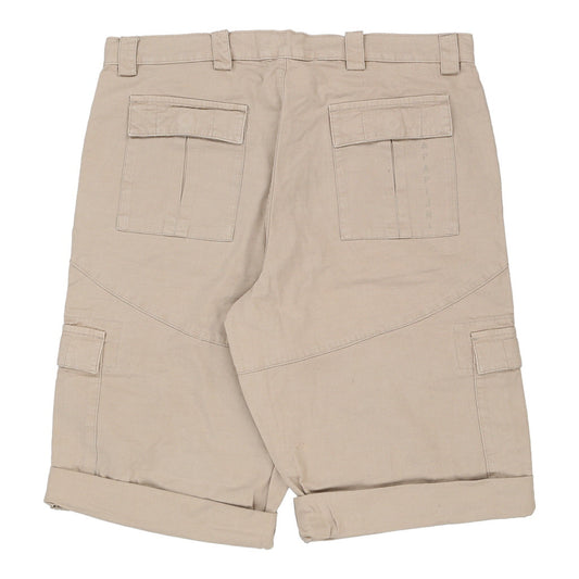 Vintage beige Napapijri Cargo Shorts - mens 38" waist