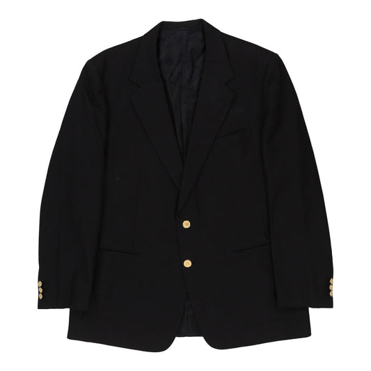 Vintage black Burberry Blazer - mens x-large