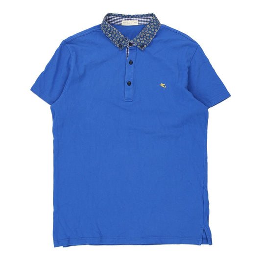 Vintage blue Etro Polo Shirt - mens large