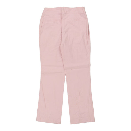 Vintage Les Copains Trousers - 28W UK 10 Pink Cotton Blend