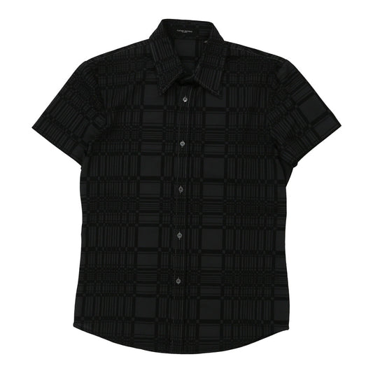 Vintage black Costume National Short Sleeve Shirt - mens small
