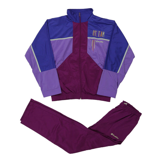 Vintage purple Lotto Full Tracksuit - mens large