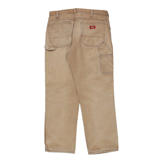 Vintage beige Dickies Carpenter Trousers - mens 35" waist