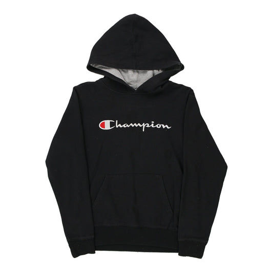 Vintage black Age 12-14 Champion Hoodie - boys medium