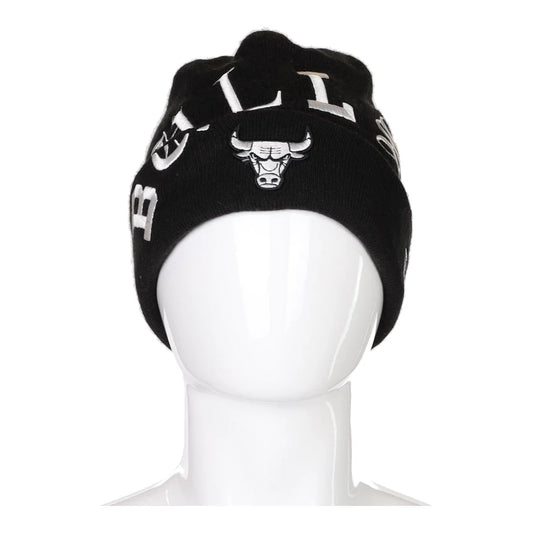Vintage Chicago Bulls New Era NBA Beanie - No Size Black Wool