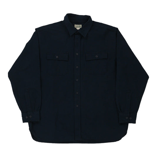 Vintage L.L.Bean Overshirt - XL Navy Cotton