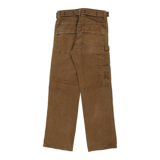 Vintage brown Scorpion Bay Trousers - mens 32" waist