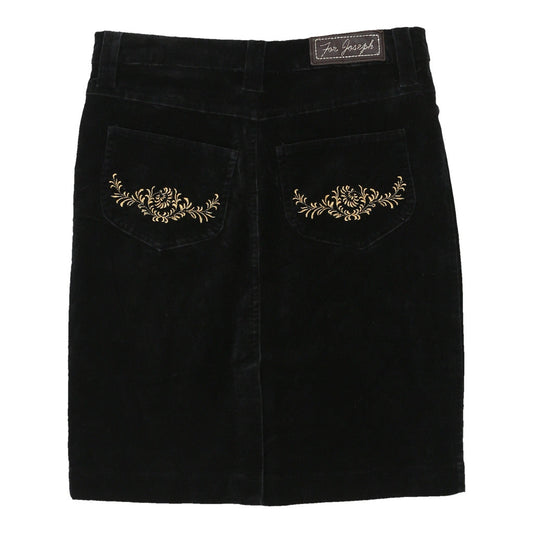 Vintage For Joseph Mini Skirt - 30W UK 10 Navy Cotton