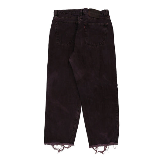 Vintage purple 560 Levis Jeans - womens 32" waist