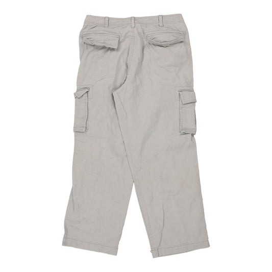 Vintage grey Guide Gear Cargo Trousers - mens 34" waist