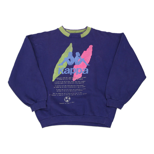 Vintage blue Age 14 Kappa Sweatshirt - girls large