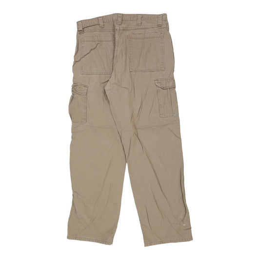 Vintage beige Wrangler Cargo Trousers - mens 36" waist