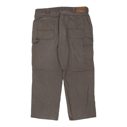Vintage brown Schmidt Carpenter Trousers - mens 40" waist
