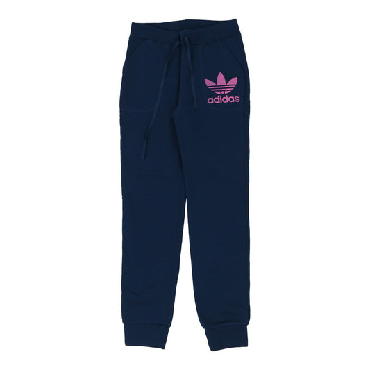 Vintage navy Bootleg Adidas Joggers - girls large