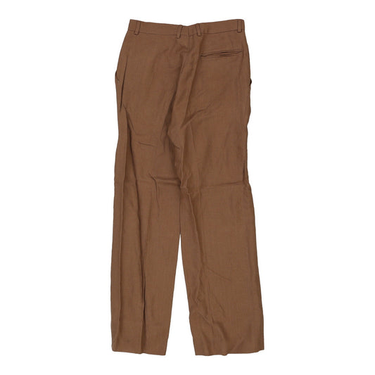 Vintage brown Unbranded Trousers - womens 28" waist