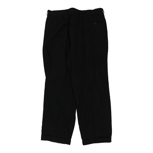 Vintage black Unbranded Trousers - mens 36" waist