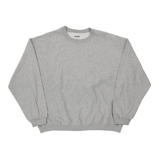 Vintage grey Blank Jerzees Sweatshirt - mens x-large