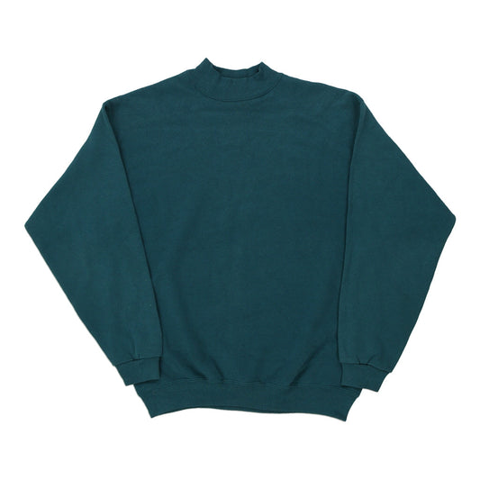 Vintage blue Made in USA Blank Hanes Sweatshirt - mens large