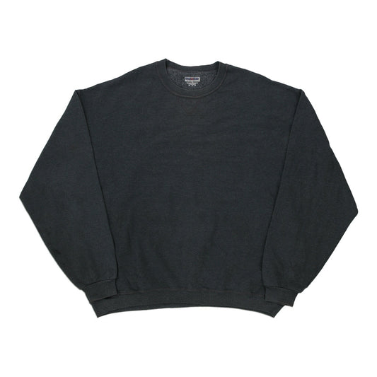 Vintage grey Blank Jerzees Sweatshirt - mens x-large