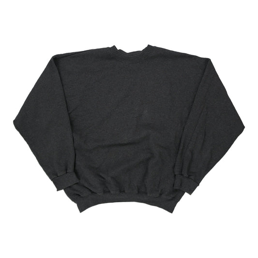 Vintage grey Blank Hanes Sweatshirt - mens x-large