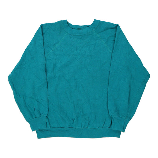 Vintage blue Blank Unbranded Sweatshirt - womens large