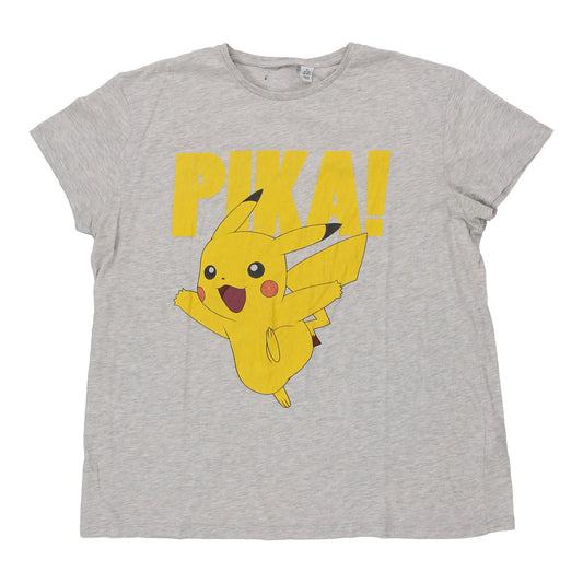 Vintage grey Pokemon Unbranded T-Shirt - womens x-large